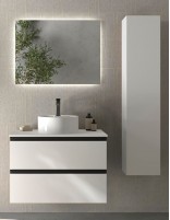 Mueble de baño suspendido blanc