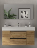 Conjunto baño 120 cm. 2 puertas + 2 cajones modelo Bequia Metal de Salgar