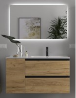 Conjunto baño 2 cajones + 1 puerta modelo Bequia Metal de Salgar