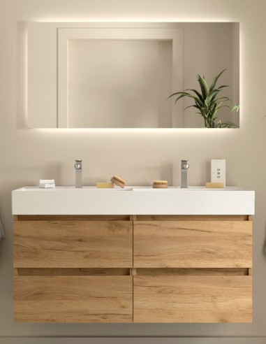 Mueble baño 120 cm. 4 cajones modelo Bequia Veneto de Salgar
