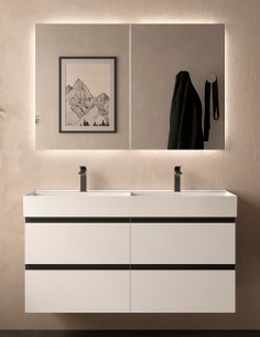 Conjunto baño 120 cm. 4 cajones modelo Bequia Veneto de Salgar 2