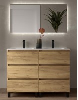 Mueble baño con patas 120 modelo Bequia de Salgar