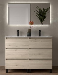 Mueble baño con patas 120 modelo Bequia de Salgar 2