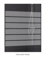 Mampara 3 hojas correderas modelo plata 2001 decorados