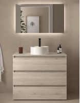 Mueble con patas de baño 100 natural