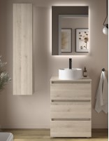 Mueble con patas de baño 60 natural