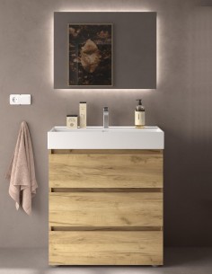 Conjunto de baño con patas modelo BEQUIA de Salgar