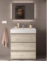 Conjunto de baño con patas natural