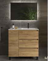 Mueble baño 3 cajones + 1 puerta modelo con patas BEQUIA de Salgar