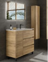 Mueble baño 3 cajones + 1 puerta detalle