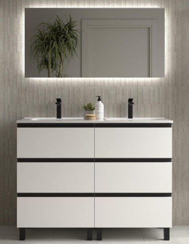 Conjunto baño 120 blanco