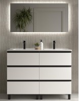 Conjunto baño 120 blanco