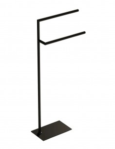 Toallero de pie negro de Manillons Torrent