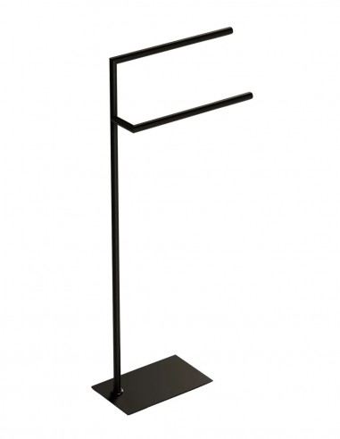 Toallero de pie negro de Manillons Torrent