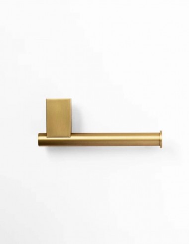 Portarrollo oro cepillado sin tapa