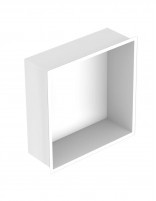 Hornacina para baño cuadrada blanco MANILLONS