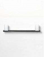 Barra toallero de baño cromo 35 cm