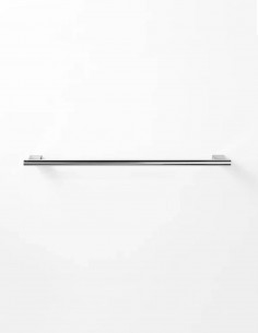 Barra toallero de baño cromo 45 cm