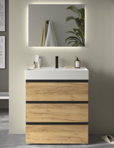 Conjunto baño detalles negros - Bequia Veneto de Salgar