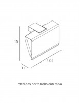 Croquis Portarrollo cromo