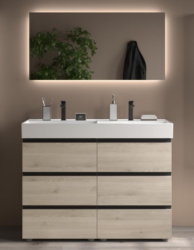 Conjunto baño de 120 natural