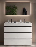 Conjunto baño de 120 blanco