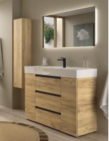 Conjunto baño 3 cajones + 2 puertas detalle