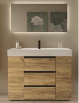 Conjunto baño 3 cajones + 2 puertas Bequia Metal de Salgar