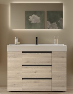 Conjunto baño 3 cajones + 2 puertas Bequia Metal de Salgar 2