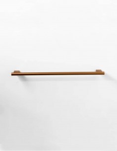 Barra toallero de baño bronce 45 cm