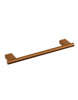 Barra toallero de baño bronce 35 cm