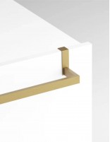 Toallero a mueble oro