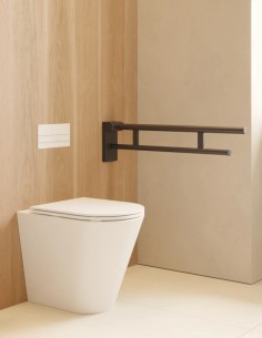 Barra de apoyo abatible negra -  BOLD fija de Manillons Torrent