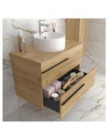 Conjunto para baño suspendido cajones