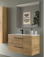 Conjunto baño 1 puerta + 2 cajones detalle derecha
