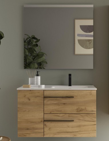 Conjunto baño 1 puerta + 2 cajones izquierda