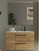 Conjunto baño 1 puerta + 2 cajones izquierda