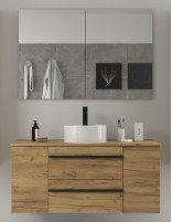 Conjunto puertas + cajones - BORN 120 cm. sobre encimera de Salgar