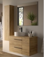 Conjunto 2 cajones + 1 puerta detalle derecha