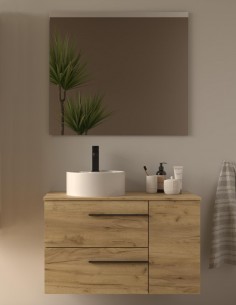 Conjunto 2 cajones + 1 puerta - YARA sobre encimera de Salgar