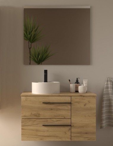 Conjunto 2 cajones + 1 puerta - YARA sobre encimera de Salgar