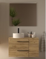 Conjunto 2 cajones + 1 puerta - YARA sobre encimera de Salgar