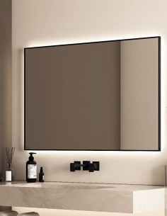 Espejo con marco metálico - ALUM de BathDecor