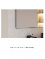Detalle Espejo con cantos redondeados - LISO CR de BathDecor