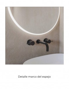 Espejo redondo con marco  LARA de BathDecor 2