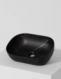 Lavabo fino mini ovalo Negro Marquina de Probath