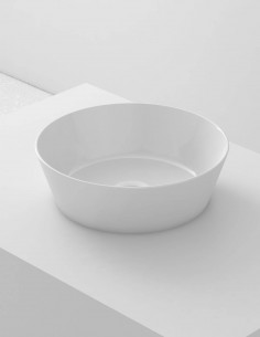 Lavabo fino blanco CONO de Probath