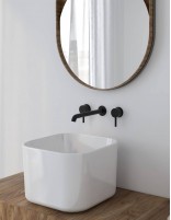 Detalle Lavabo fino blanco PRISMA 40 de Probath