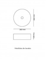 Croquis Lavabo fino CILIN Calacatta de Probath