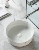 Detalle Lavabo fino CILIN Calacatta de Probath